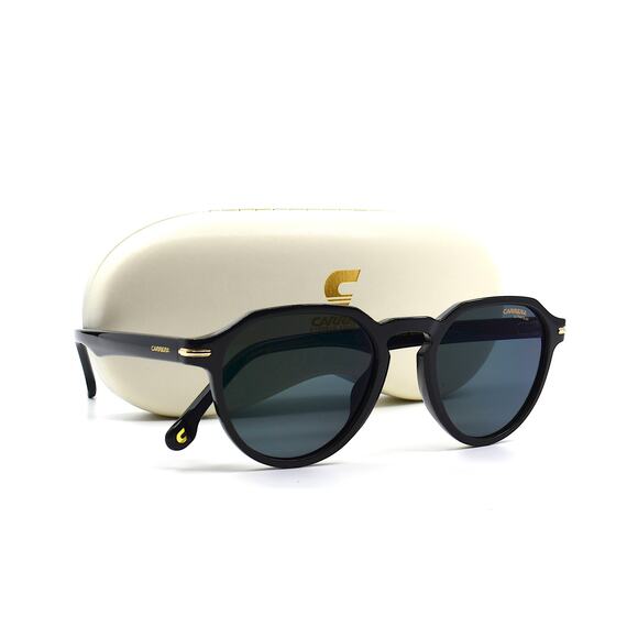 BRAND NEW CARRERA 314/S BLACK GREY POLARIZED AUTHENTIC SUNGLASSES - Picture 5 of 11